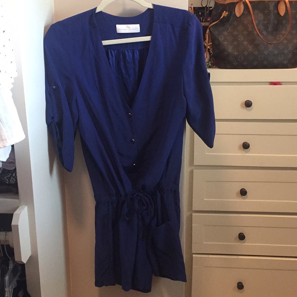 Royal blue romper